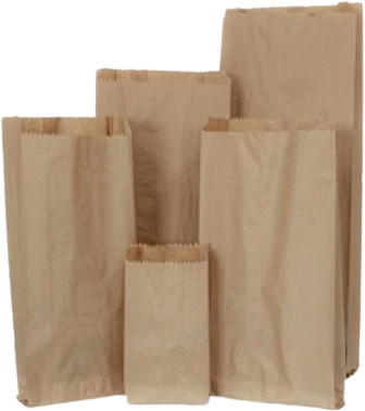 Bolsas de papel kraft en distintos tamaños
