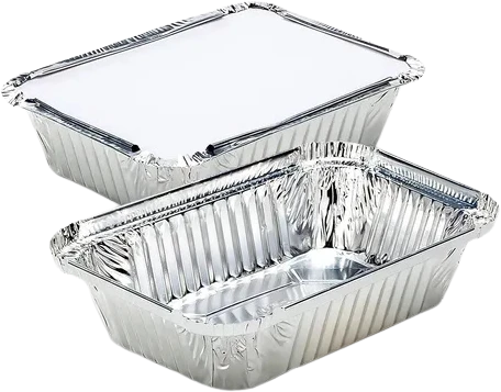 Envases de aluminio con tapas